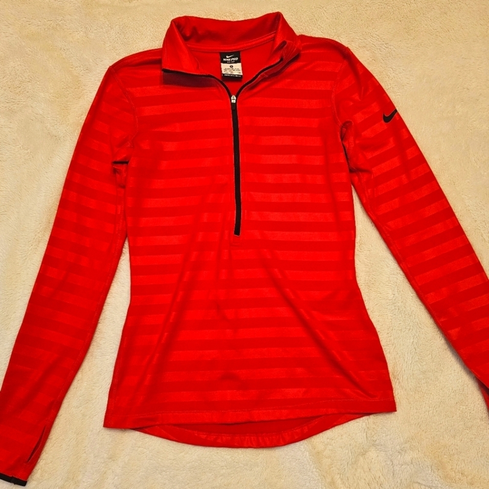 Nike Red Running Pullover Jacket - Women's Small